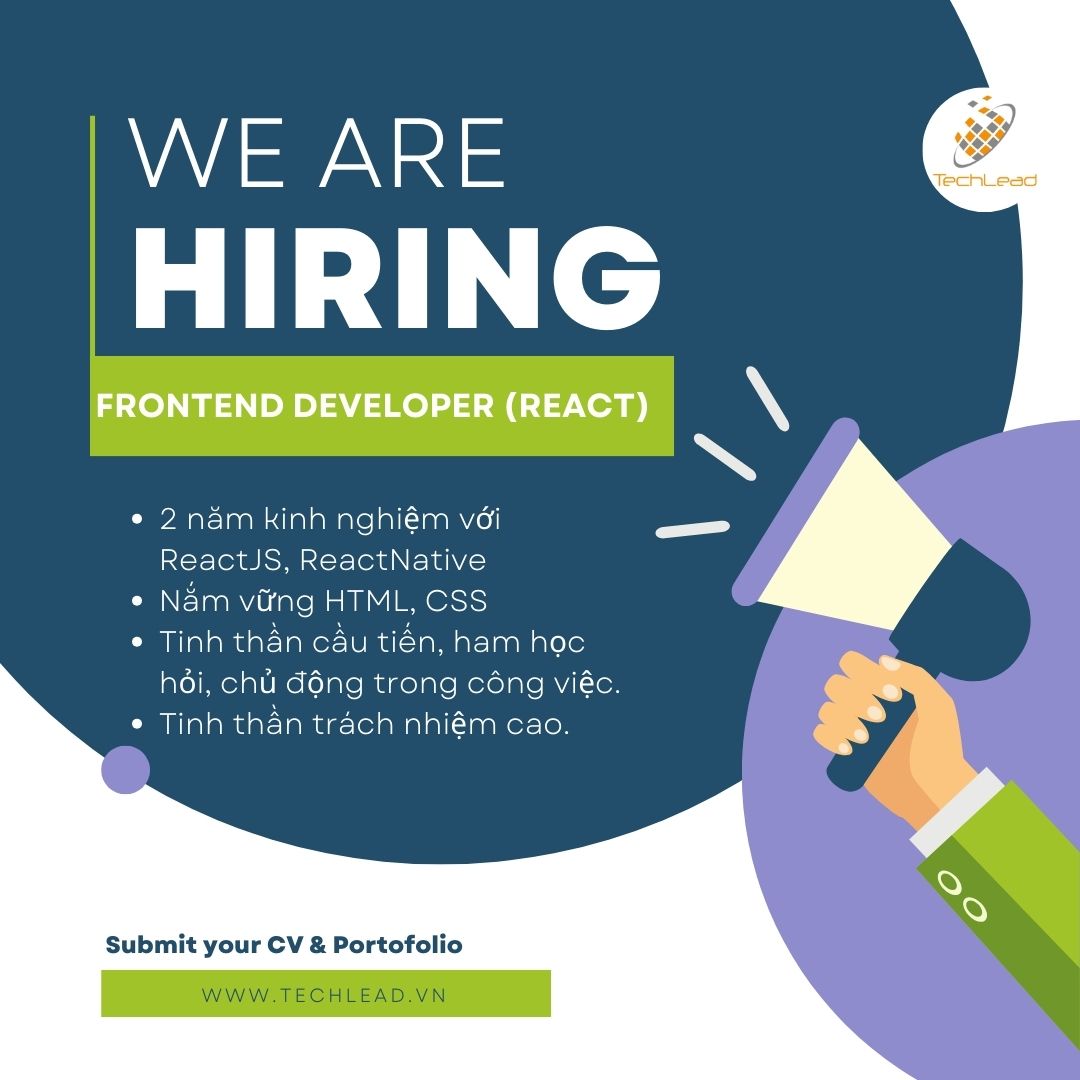 Frontend Developer React Recruitment (2 years of exp)