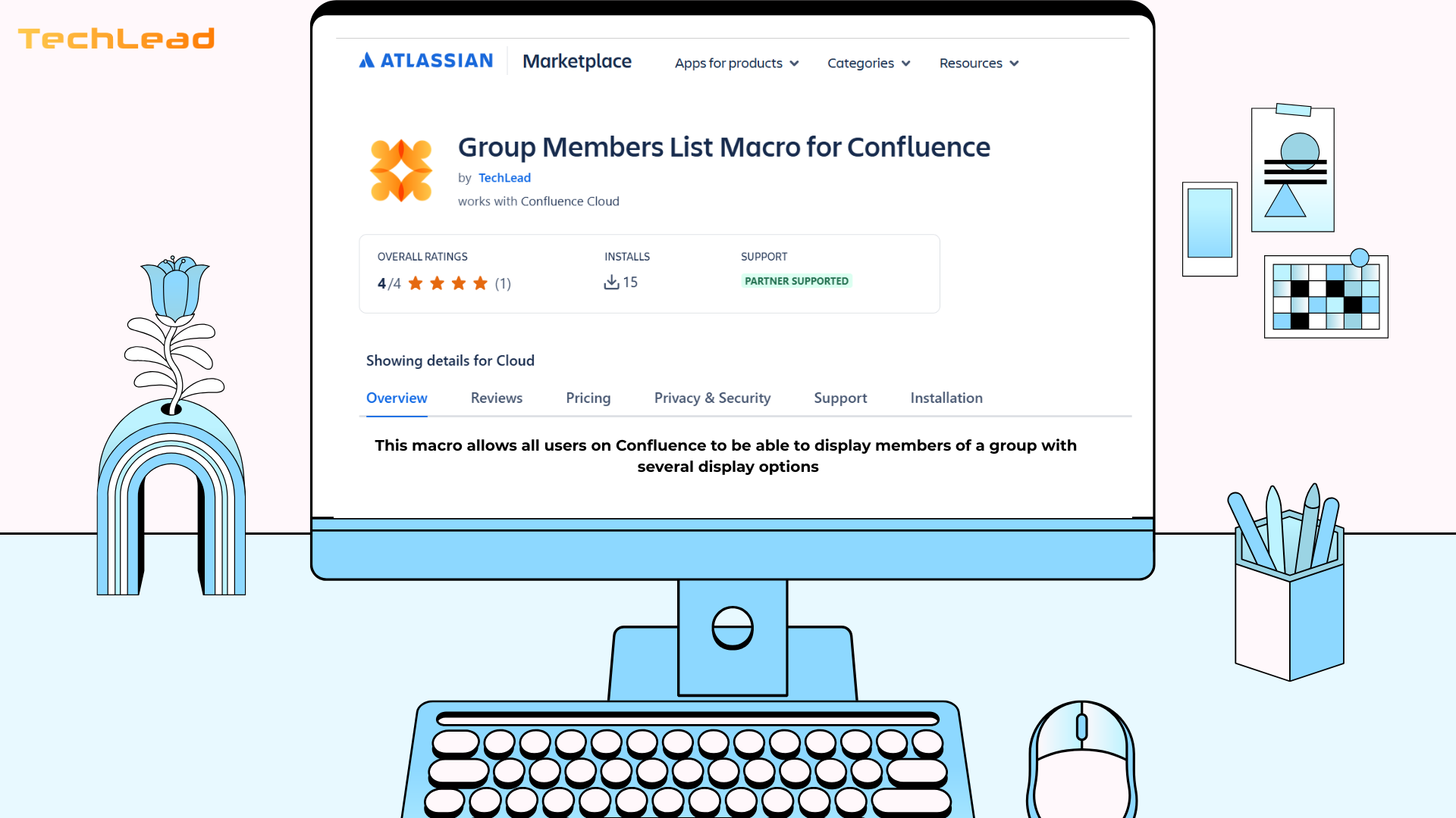Group Members List Macro v3.1.0 – New features for Confluence: status column, language support, export options