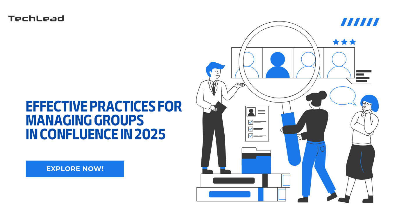 Illustration of effective practices for managing groups in Confluence, agile team collaboration, 2025 guide