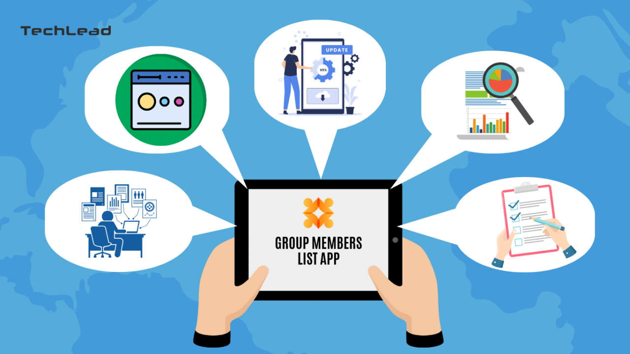 group members list app